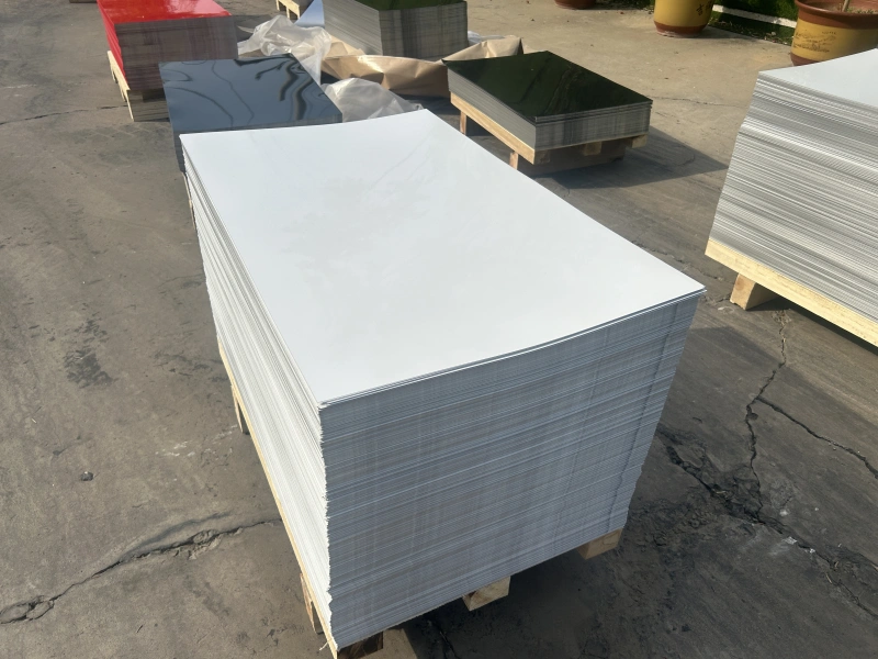 Glossy coated aluminum sheet for sublimation printing