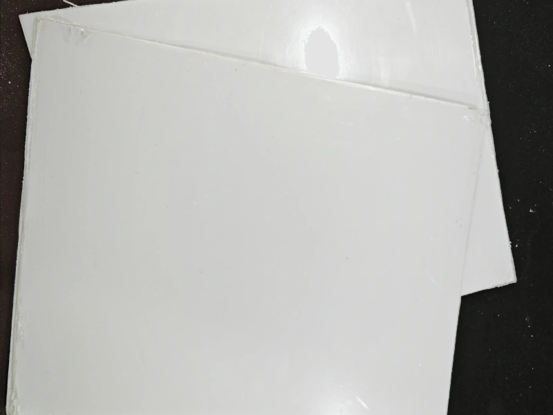 Heat resistant sublimation aluminum panel glossy white