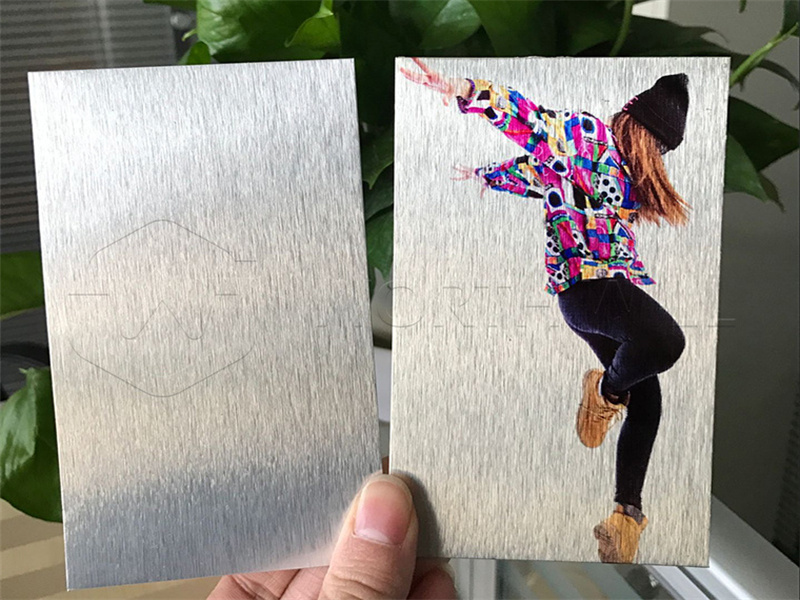 Rectangular sublimation sign blanks with smooth surface