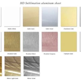Custom size HD sublimation aluminum sheet supplier