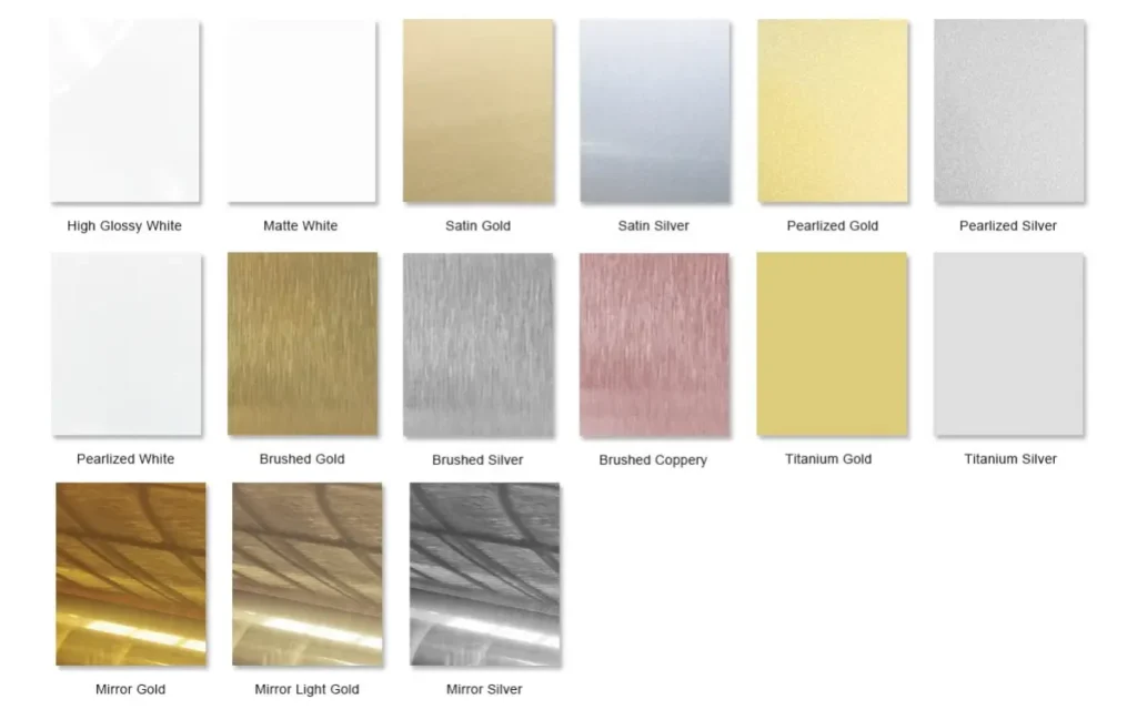 Pearlized white sublimation sheet for photo printing