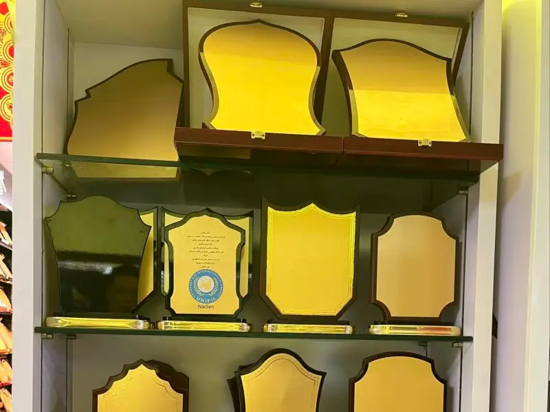 Industrial brushed aluminum metal panel