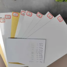 A3 aluminum sublimation blank sheet close up