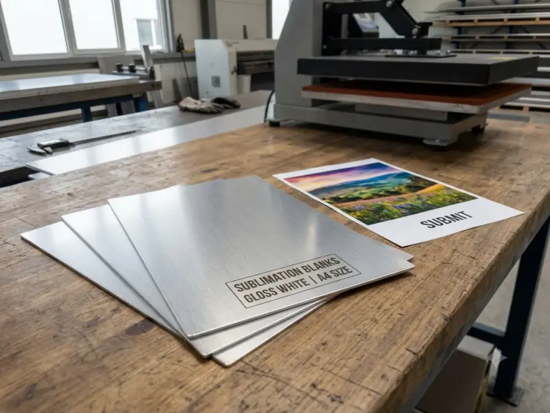 How do you sublimate on metal