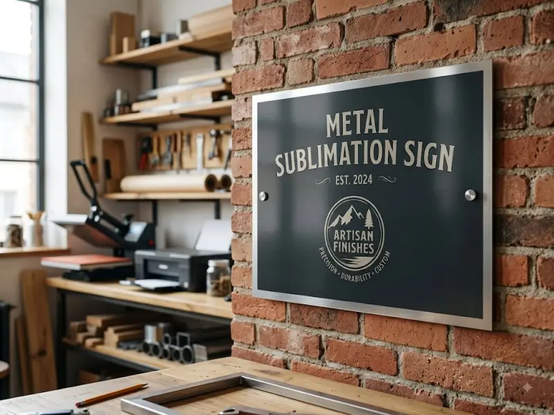 Metal Sublimation Sign