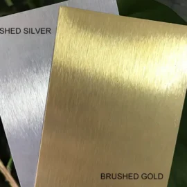 Silver Brushed Sublimation Aluminum