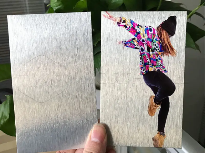 Aluminum sublimation photo blank for printing