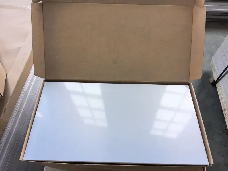 Glossy A4 sublimation aluminium plate surface