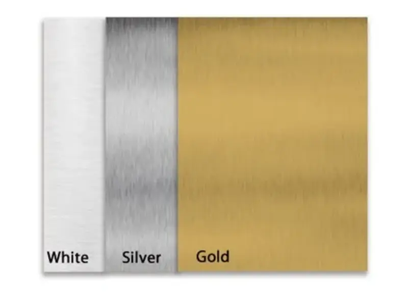 Brushed Gold Sublimation Aluminum