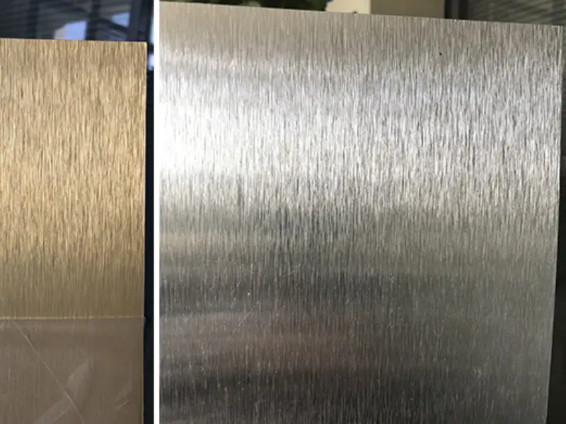 Brushed Silver Sublimation Aluminum