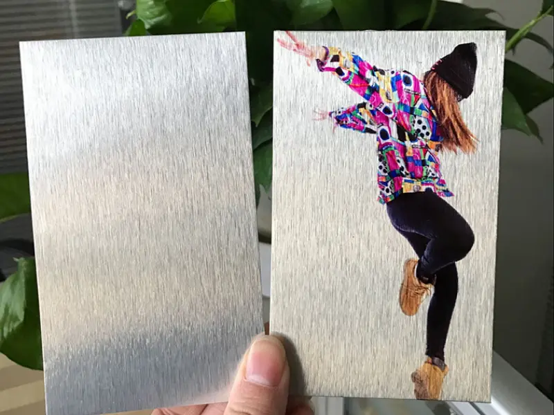 Brushed Sublimation Aluminum
