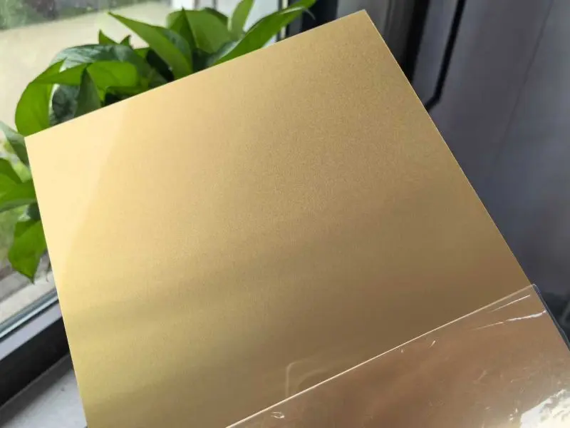 Satin Gold Sublimation Aluminum