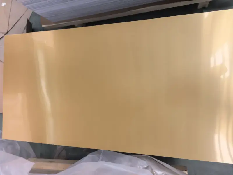 Satin Gold Sublimation Aluminum