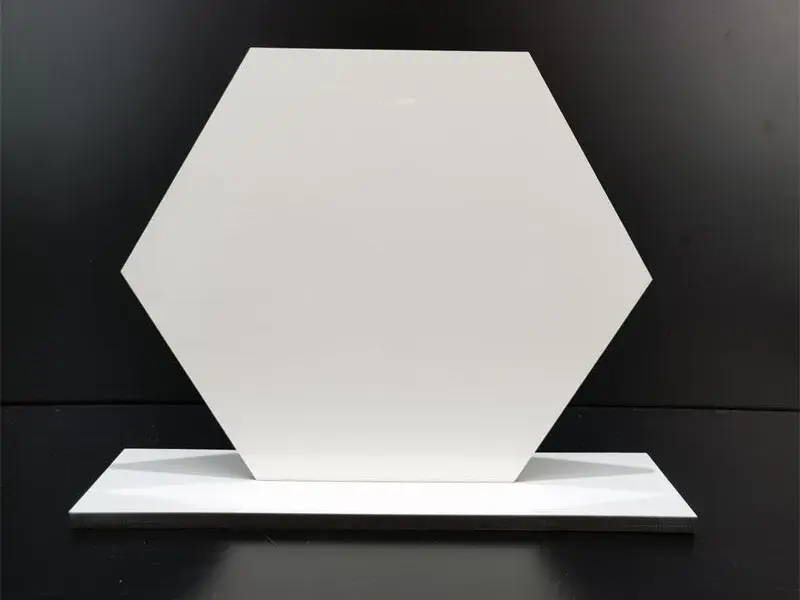 Hexagonal sublimation aluminum