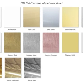 White Aluminum Sublimation Sheet